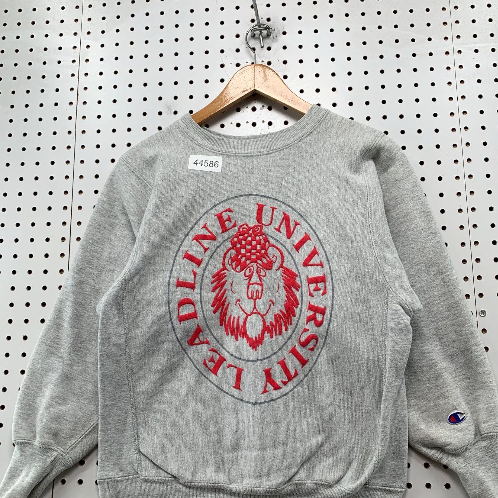 Champion Vintage 90s Leadline University Sweatshirt Men Small Gray Champion Reverse Weave Size US S / EU 44-46 / 1 - 2 Thumbnail