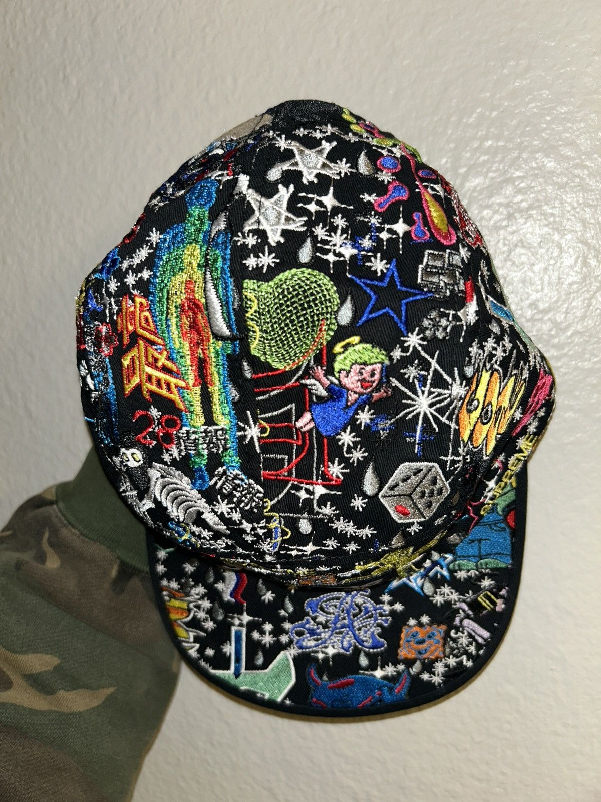 帽子 GOODENOUGH Crushed Rayon Pile Camp Cap Supreme GOODENOUGH Crushed Rayon Pile Camp Cap (SS25) - $58