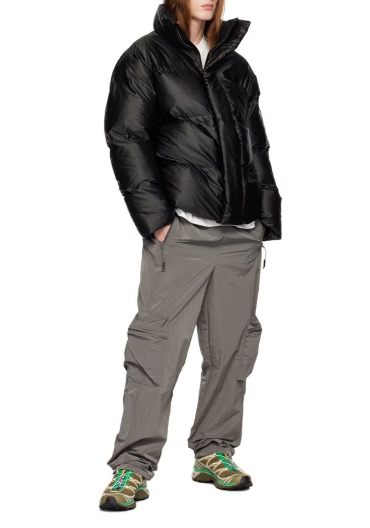 Rains Black Bator Puffer Jacket Size US L / EU 52-54 / 3 - 1 Thumbnail