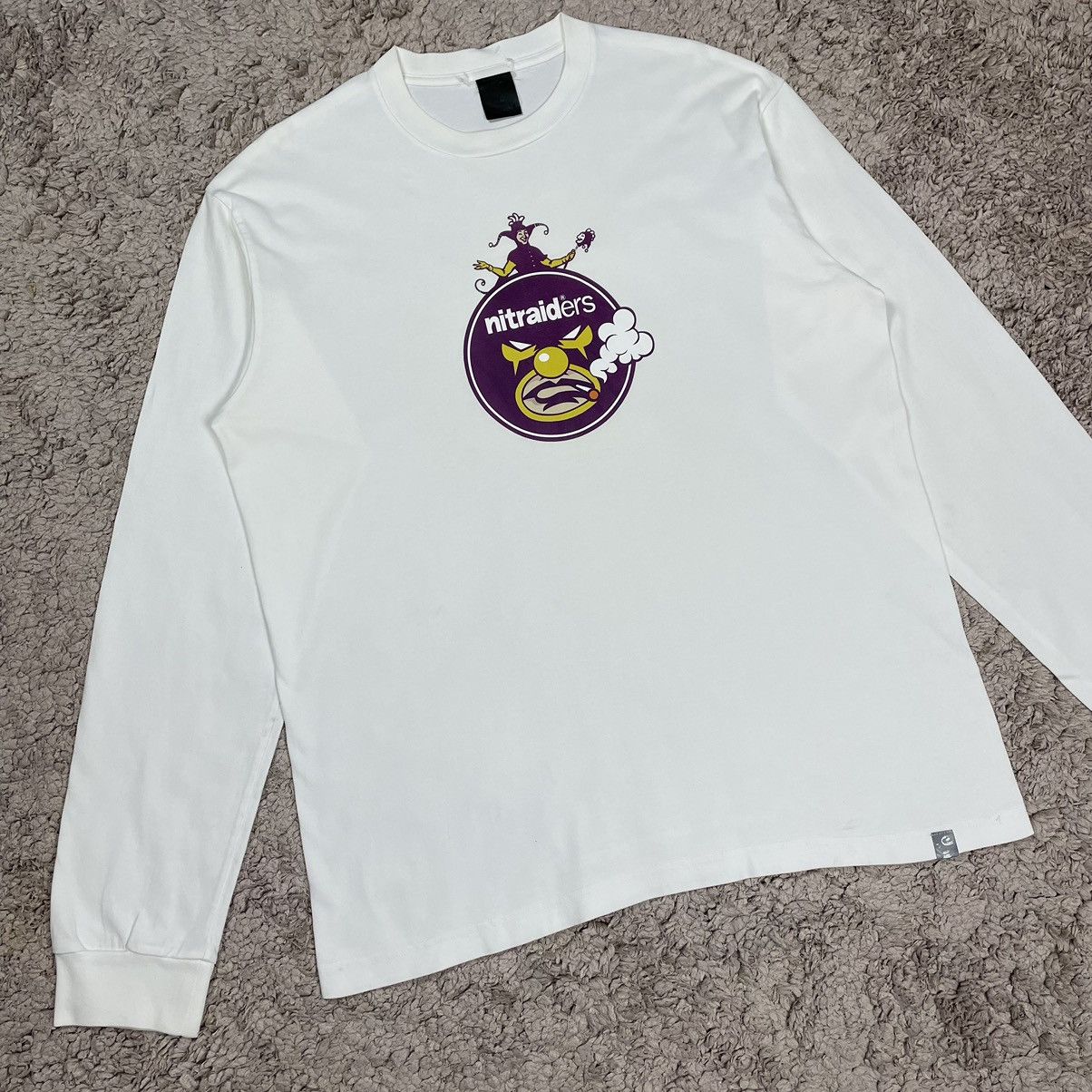 Nitraid Vintage Nitraid Graphic Longsleeve T-shirt Size US XL / EU 56 / 4 - 3 Thumbnail