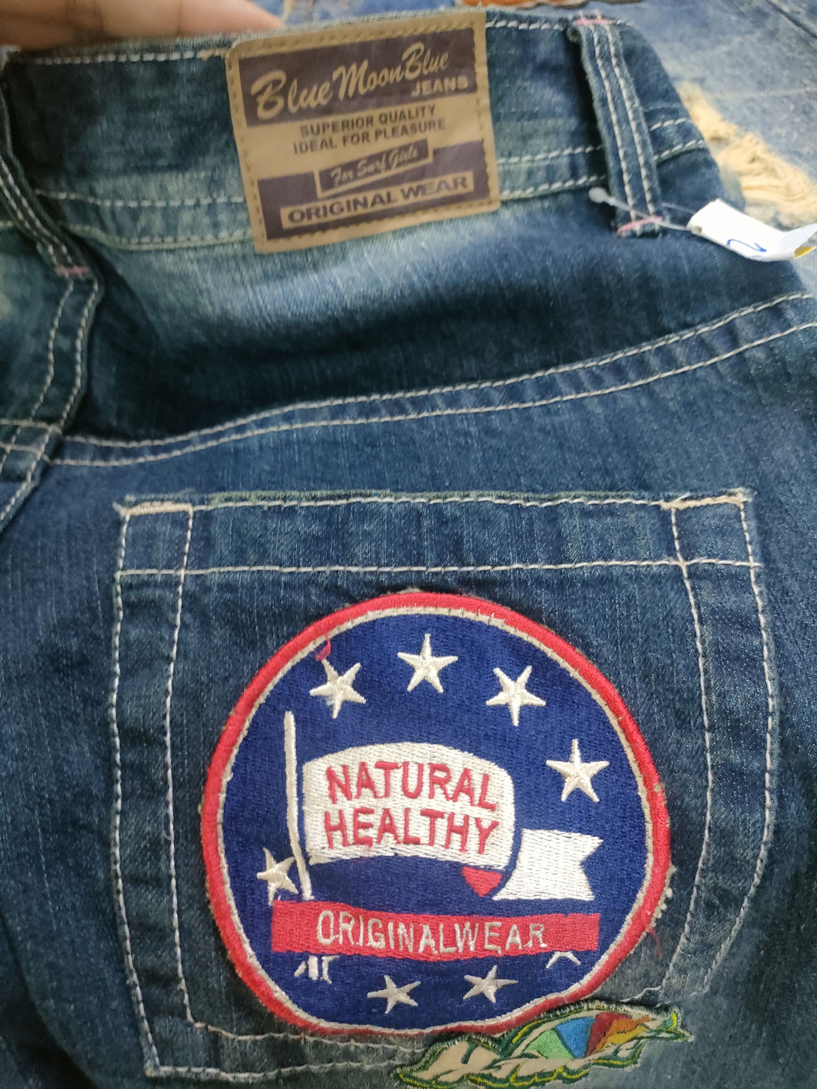 If Six Was Nine × Japanese Brand Blue Moon Blue Jeans Size US 32 / EU 48 - 4 Thumbnail