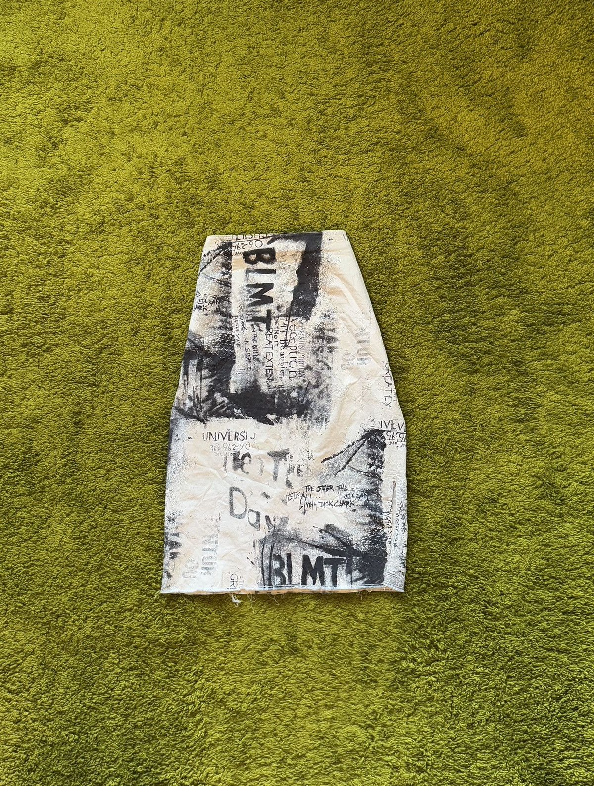 Hysteric Glamour × Vintage Y2K vintage avant garde gazette pattern skirt Size 30" / US 8 / IT 44 - 2 Thumbnail