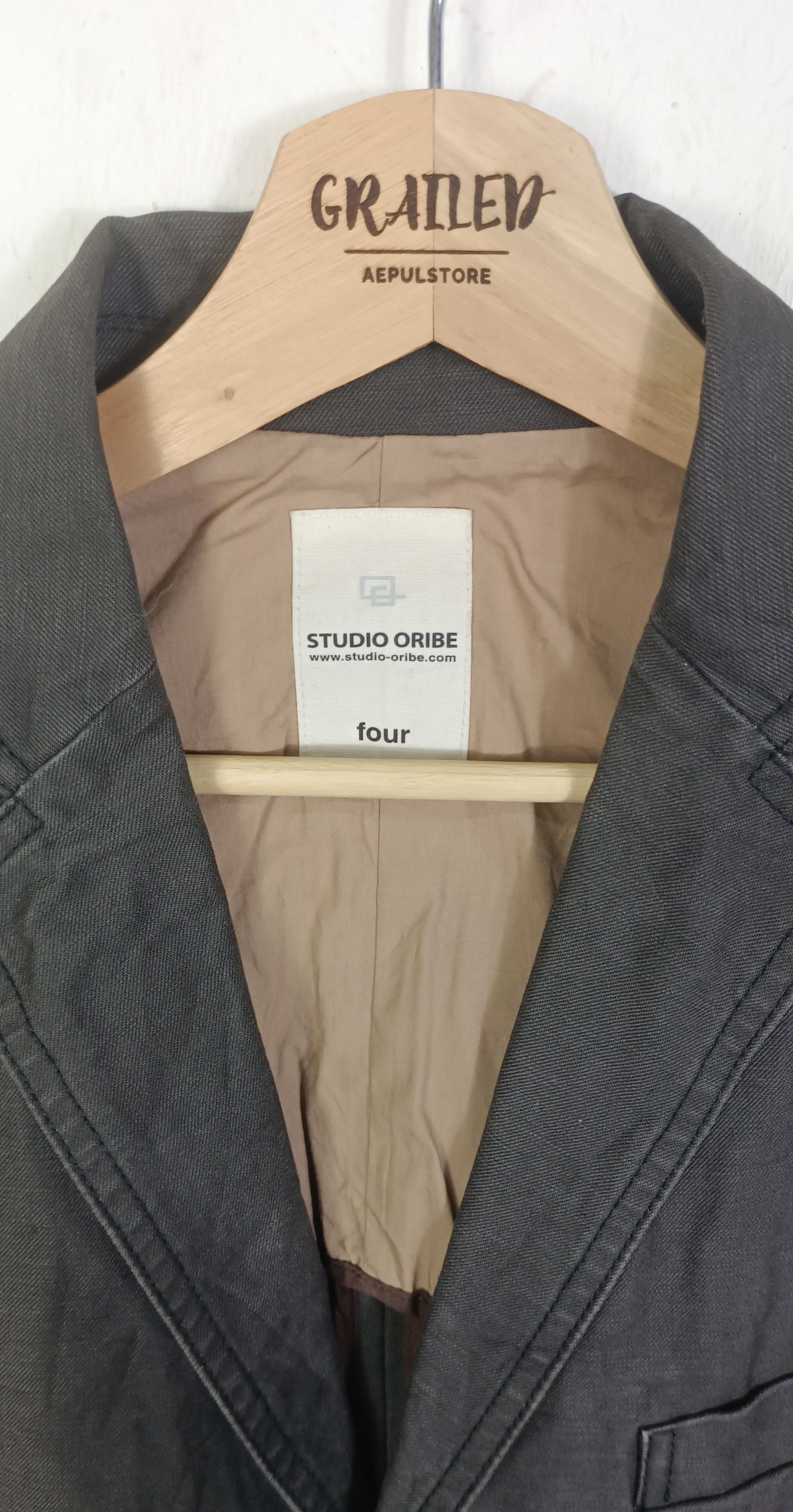 Japanese Brand Studio Oribe Four Coat Men Jacket Size US M / EU 48-50 / 2 - 8 Thumbnail
