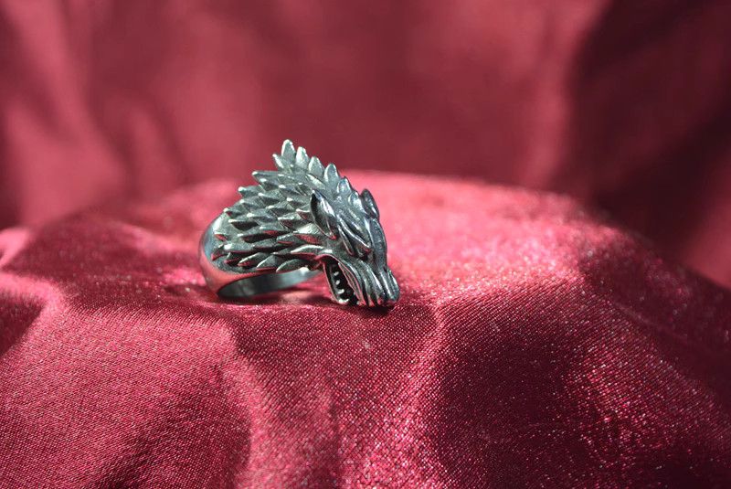 Jewelry Retro Jewelry Rings Open Size Chrome Ring (Size 7-13) Size ONE SIZE - 5 Thumbnail