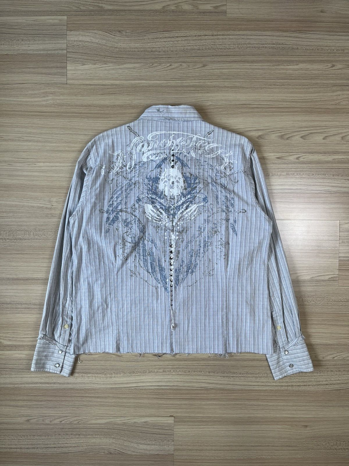Japanese Brand Y2K Manchester LTD Long Sleeve Shirt Size US S / EU 44-46 / 1 - 3 Thumbnail