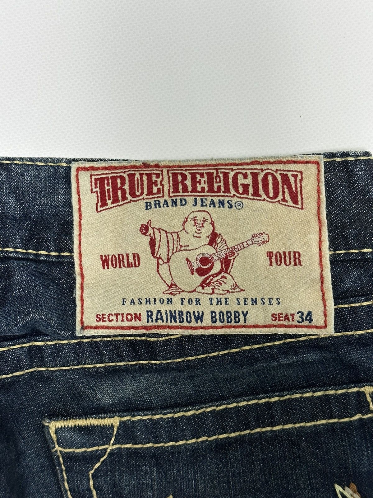 True Religion Vintage True Religion Jeans Rainbow Stitch Bobby Super T Size US 29 - 5 Thumbnail