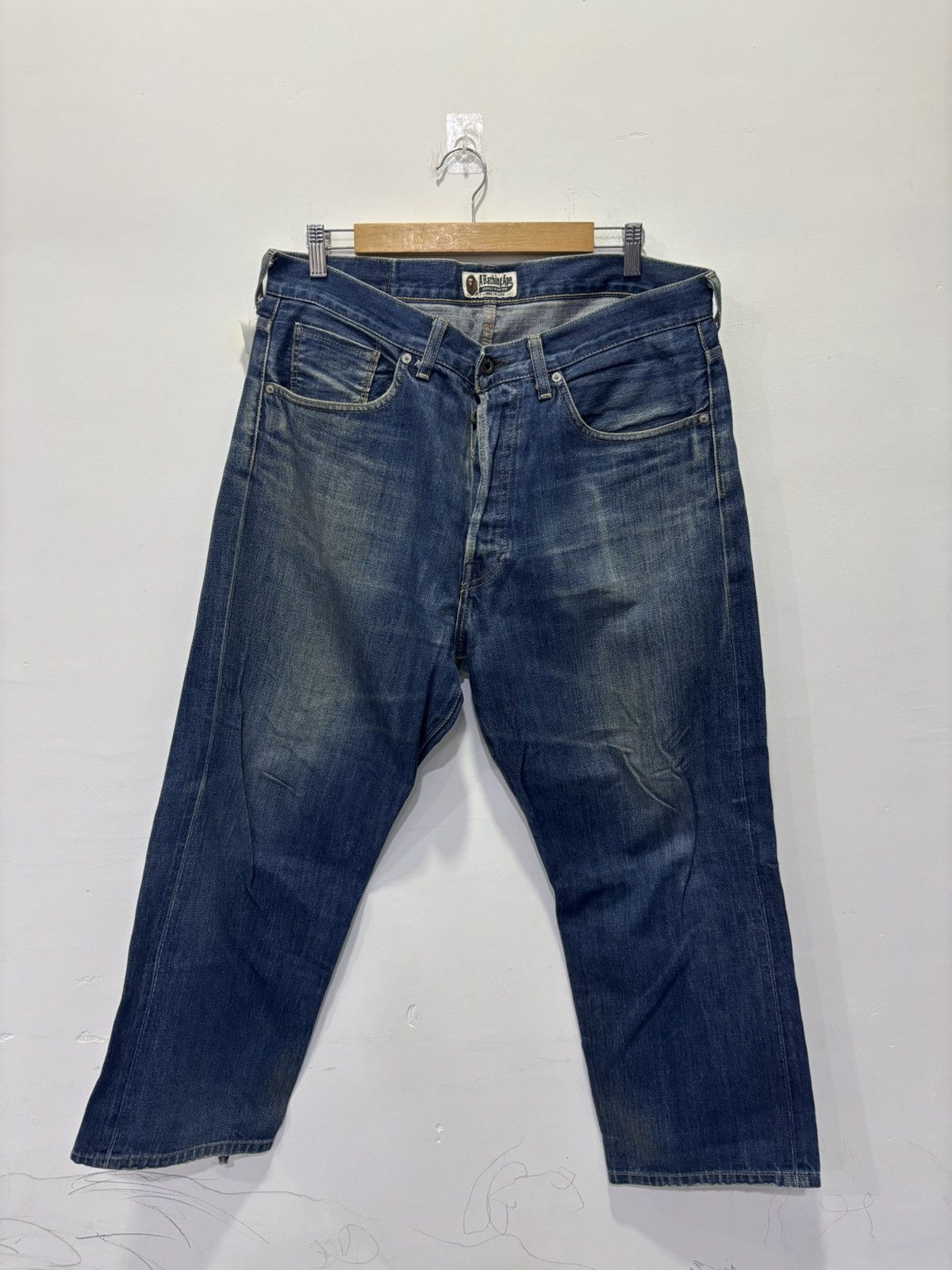 Bape Bape Denim Jeans Size US 36 / EU 52 - 2 Thumbnail