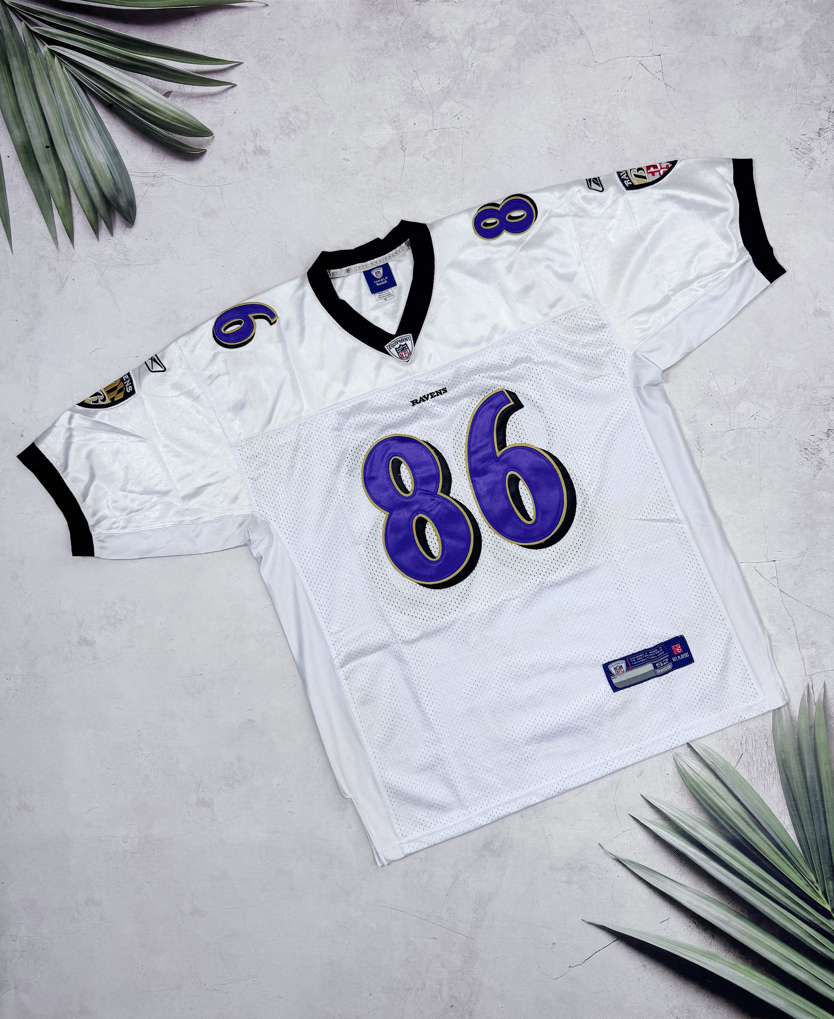 NFL 2003 - 2005 Baltimore Ravens NFL Jersey #86 HEAP by Reebok Size US L / EU 52-54 / 3 - 2 Thumbnail