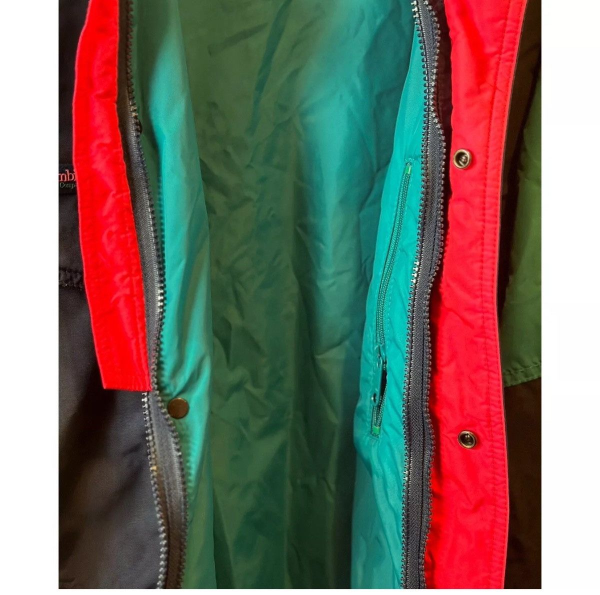 Columbia Vintage 90s Columbia Bugaboo Nylon Windbreaker Ski Jacket L Size US L / EU 52-54 / 3 - 6 Thumbnail