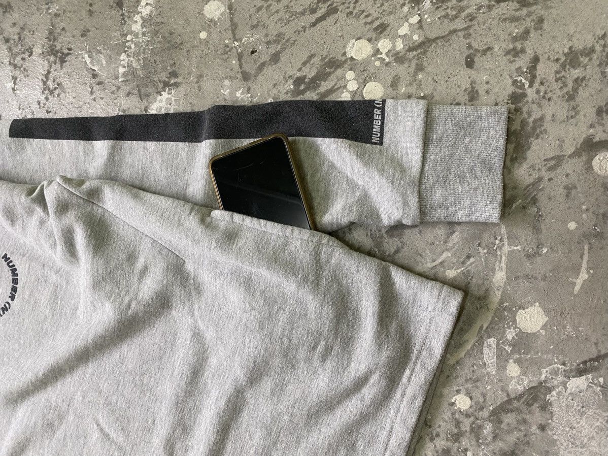Number (N)ine Number NINE Denim Pocket Pullover Sweatshirt Size US M / EU 48-50 / 2 - 7 Thumbnail