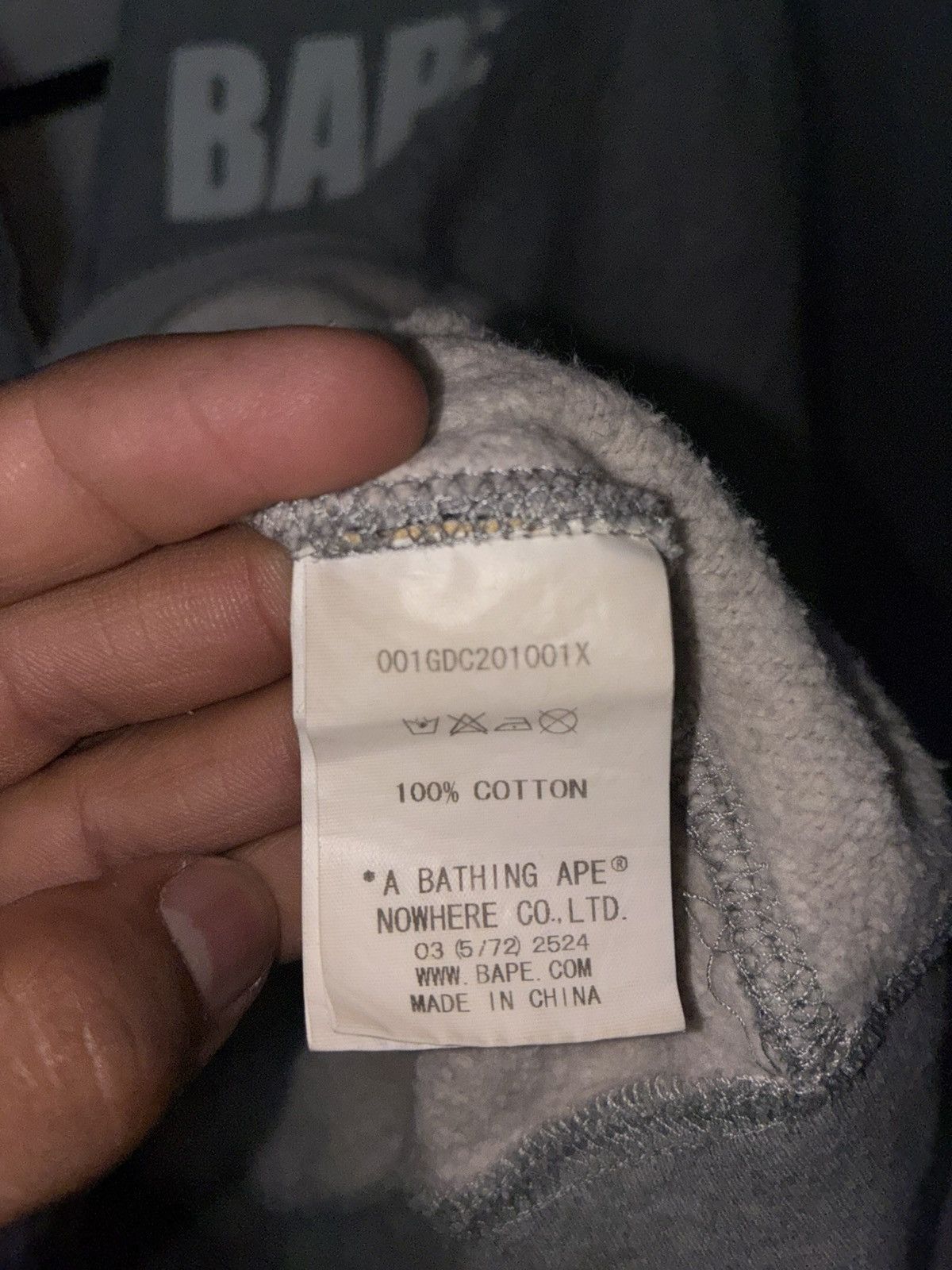 Bape BAPE Full Zip Hoodie Grey Size US S / EU 44-46 / 1 - 7 Thumbnail