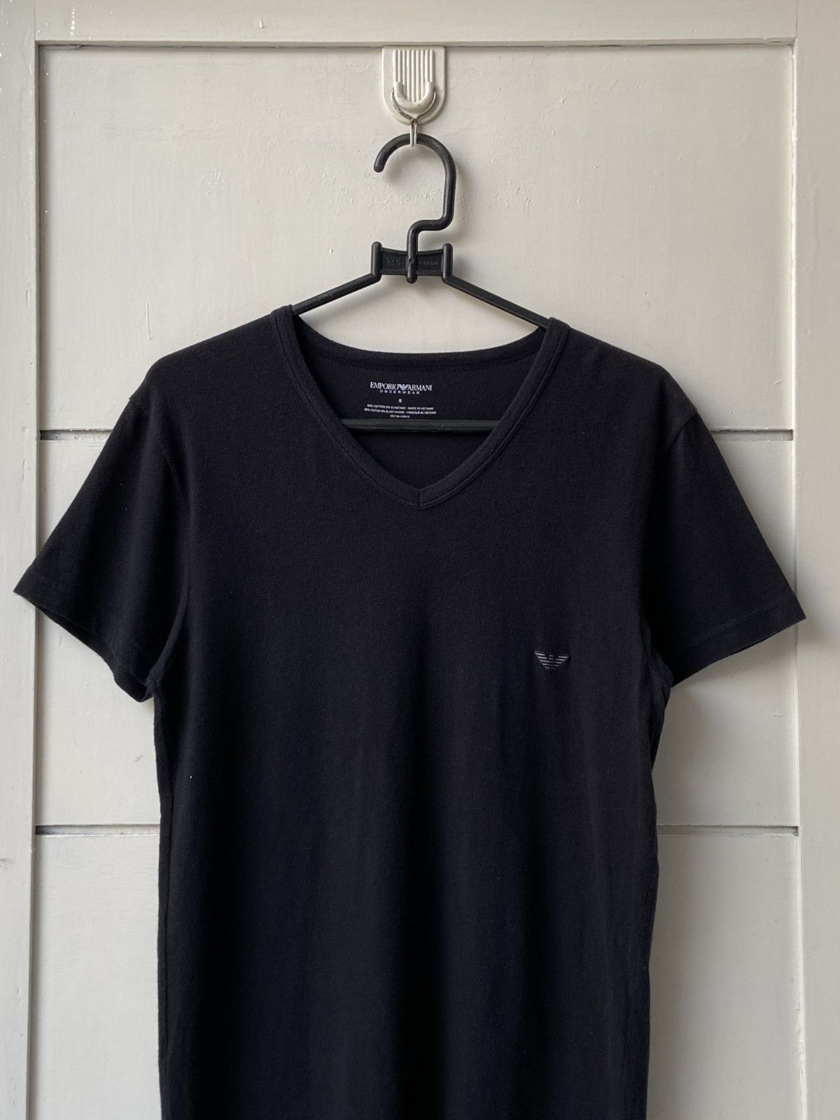 Emporio Armani EMPORIO ARMANI Black T-shirt Size US XS / EU 42 / 0 - 2 Thumbnail