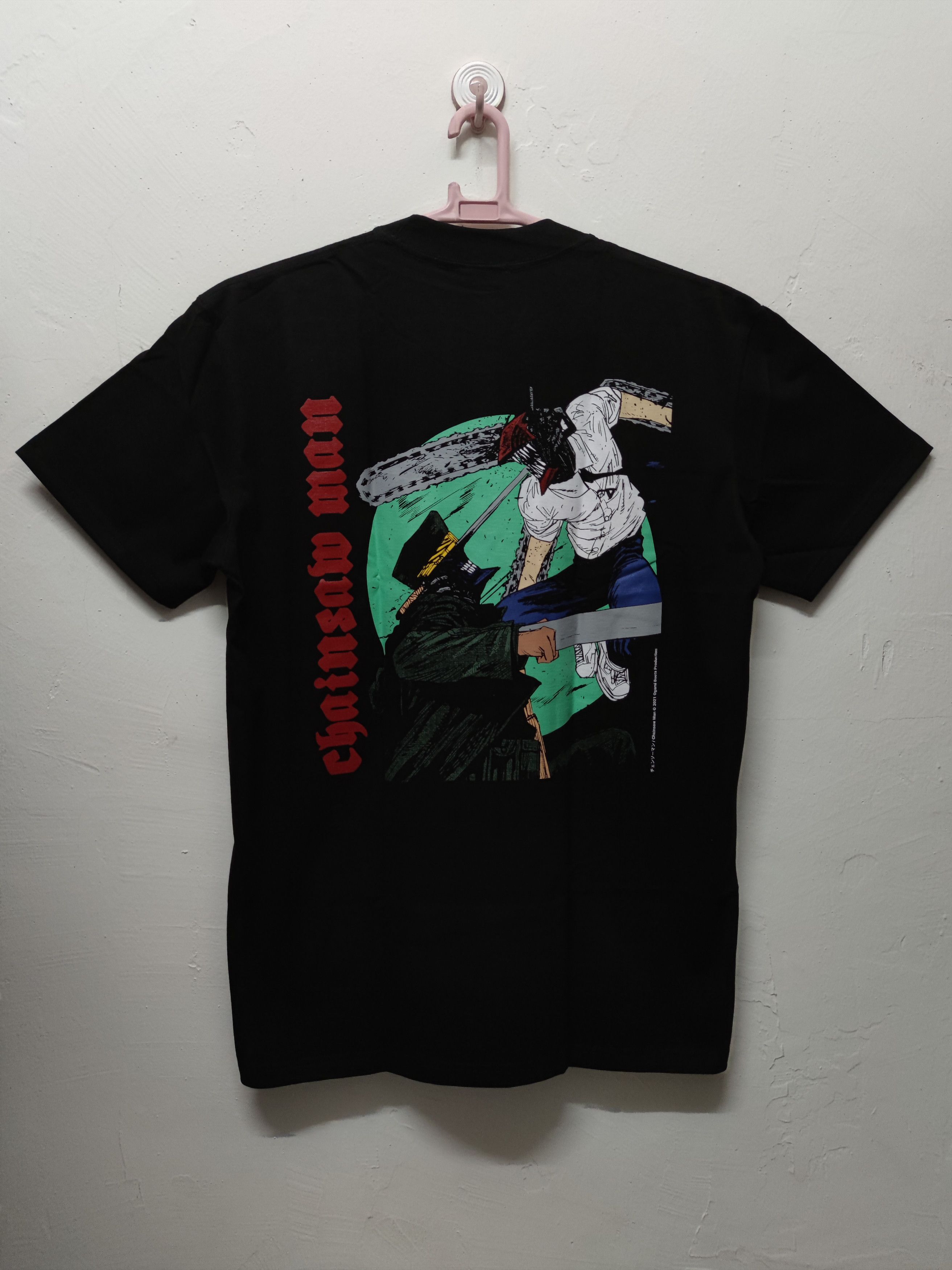 Anime Chainsaw Man Denji vs Katana Man T-shirt Size US XL / EU 56 / 4 - 3 Thumbnail