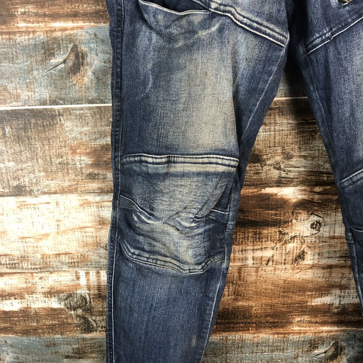 Japanese Brand Field Core japan utility Blue Denim jogger Pants #A2116 Size US 29 - 11 Thumbnail