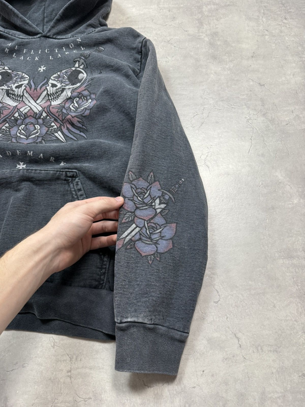 Affliction Affliction Vintage Hoodie Size US XL / EU 56 / 4 - 5 Thumbnail