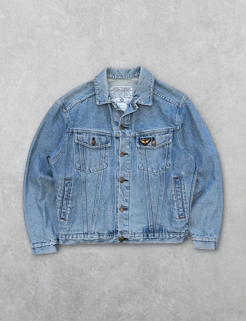 Avirex Vintage avirex USA denim trucker jacket Size US S / EU 44-46 / 1 - 1 Thumbnail