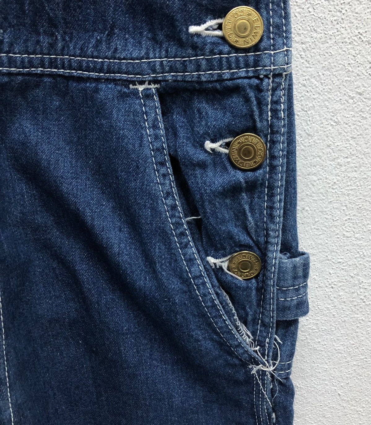 Edwin Vintage Edwin Over Works Factory Overalls Size US 29 - 9 Thumbnail