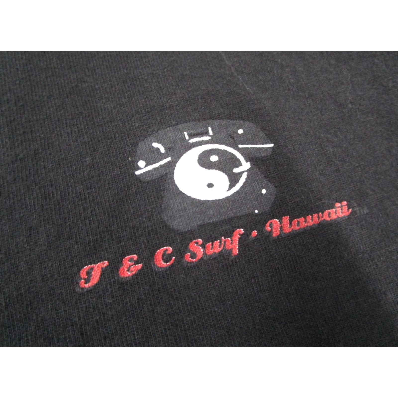 ALOHAS VINTAGE T & C Surf Designs Shirt Mens Large Black Graphic Aloha 90s Hawaii Size US L / EU 52-54 / 3 - 4 Thumbnail