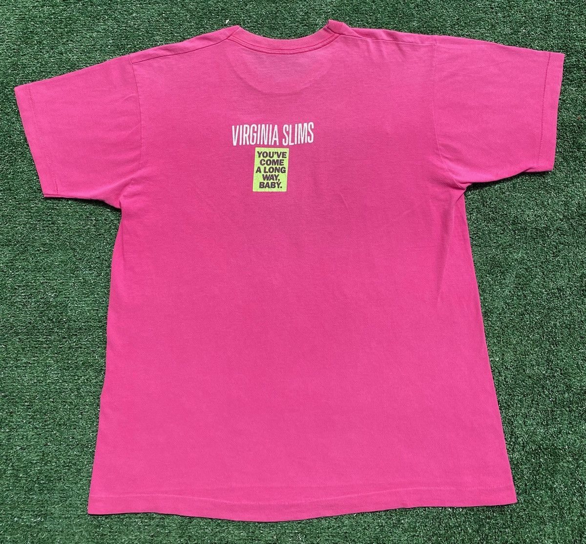 Vintage 90’s Virginia Slims Sugar & Spice Double Sided T-Shirt XL Size US XL / EU 56 / 4 - 4 Thumbnail