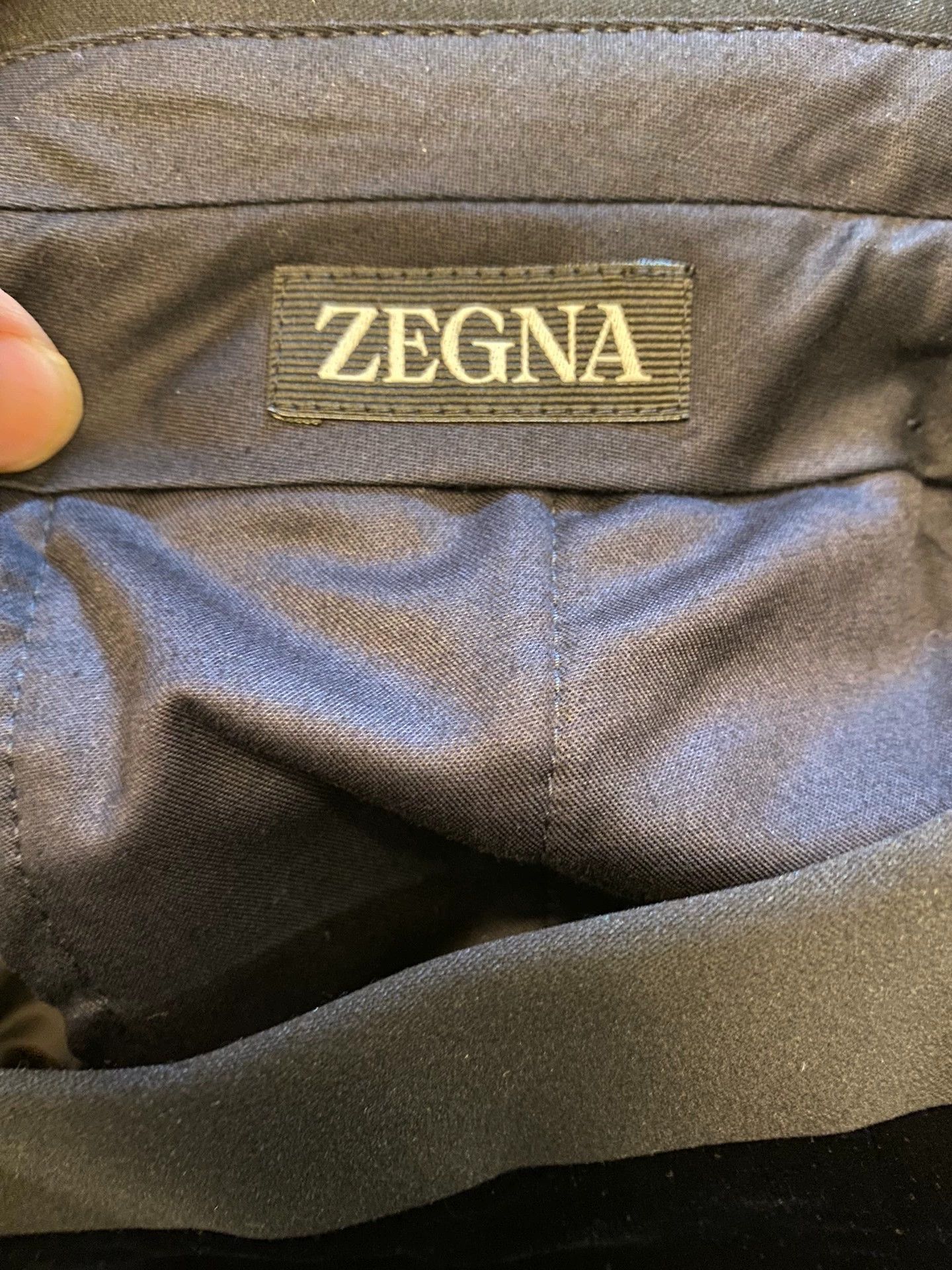 Ermenegildo Zegna Zegna Main Line Swiss-Made Velvet Trousers Size US 32 / EU 48 - 8 Thumbnail
