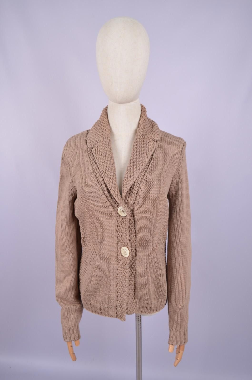 Iris von Arnim Iris Von Arnim Knit Cotton Cardigan Sweater Shawl Size XL Size XL / US 12-14 / IT 48-50 - 1 Thumbnail