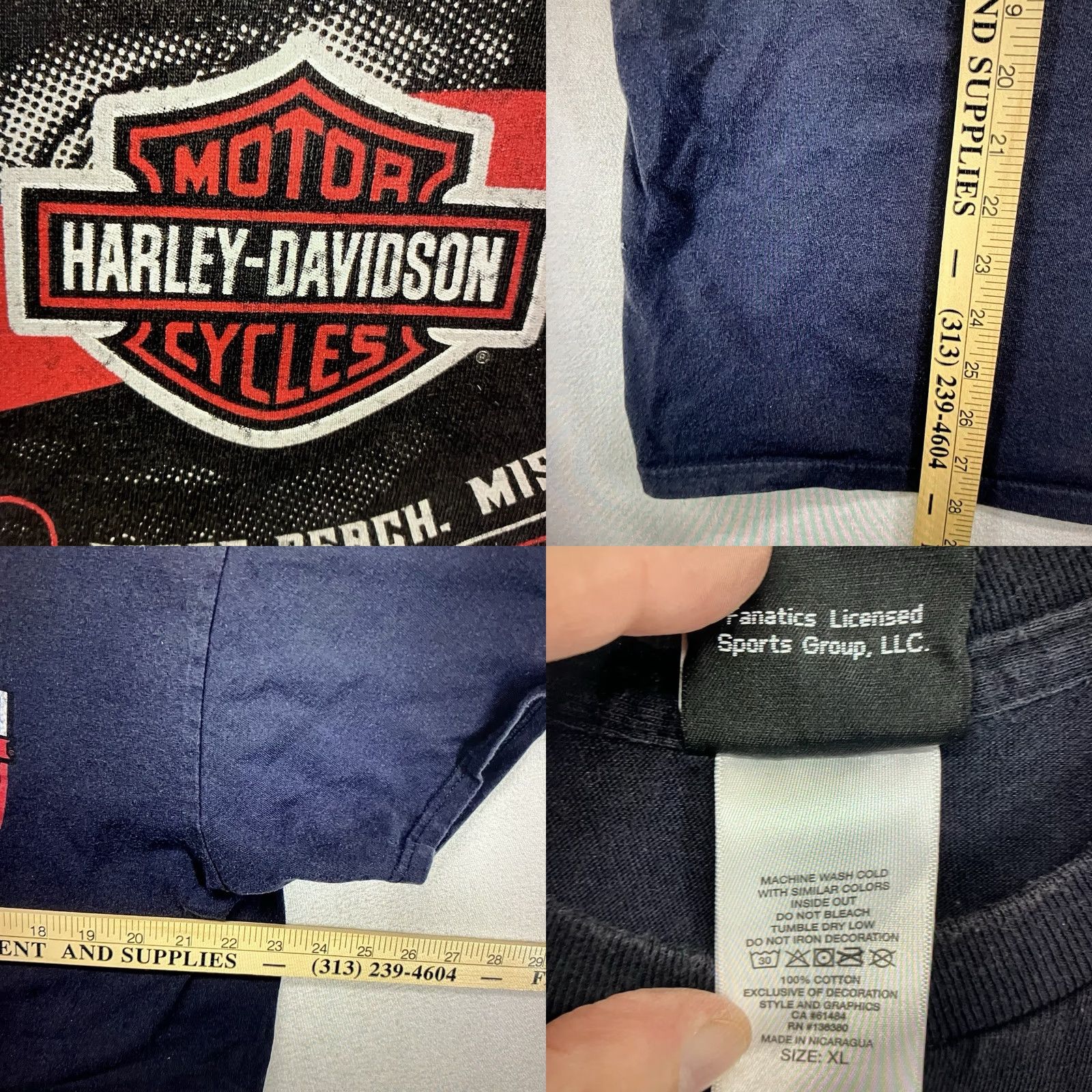 Harley Davidson Harley-Davidson Men’s XL T-Shirt Gray Biker Beach USA 2020 Bikefest Size US XL / EU 56 / 4 - 8 Thumbnail