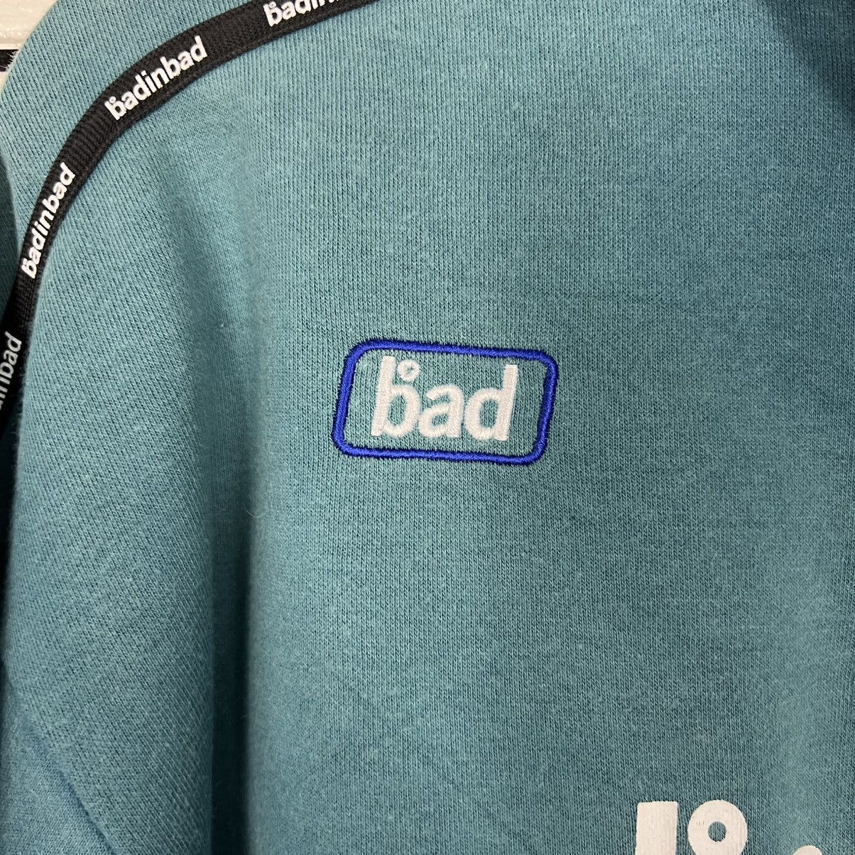 Vintage BAD IN BAD Big Logo Collared Sweatshirt #4181-C191 Size US M / EU 48-50 / 2 - 5 Thumbnail