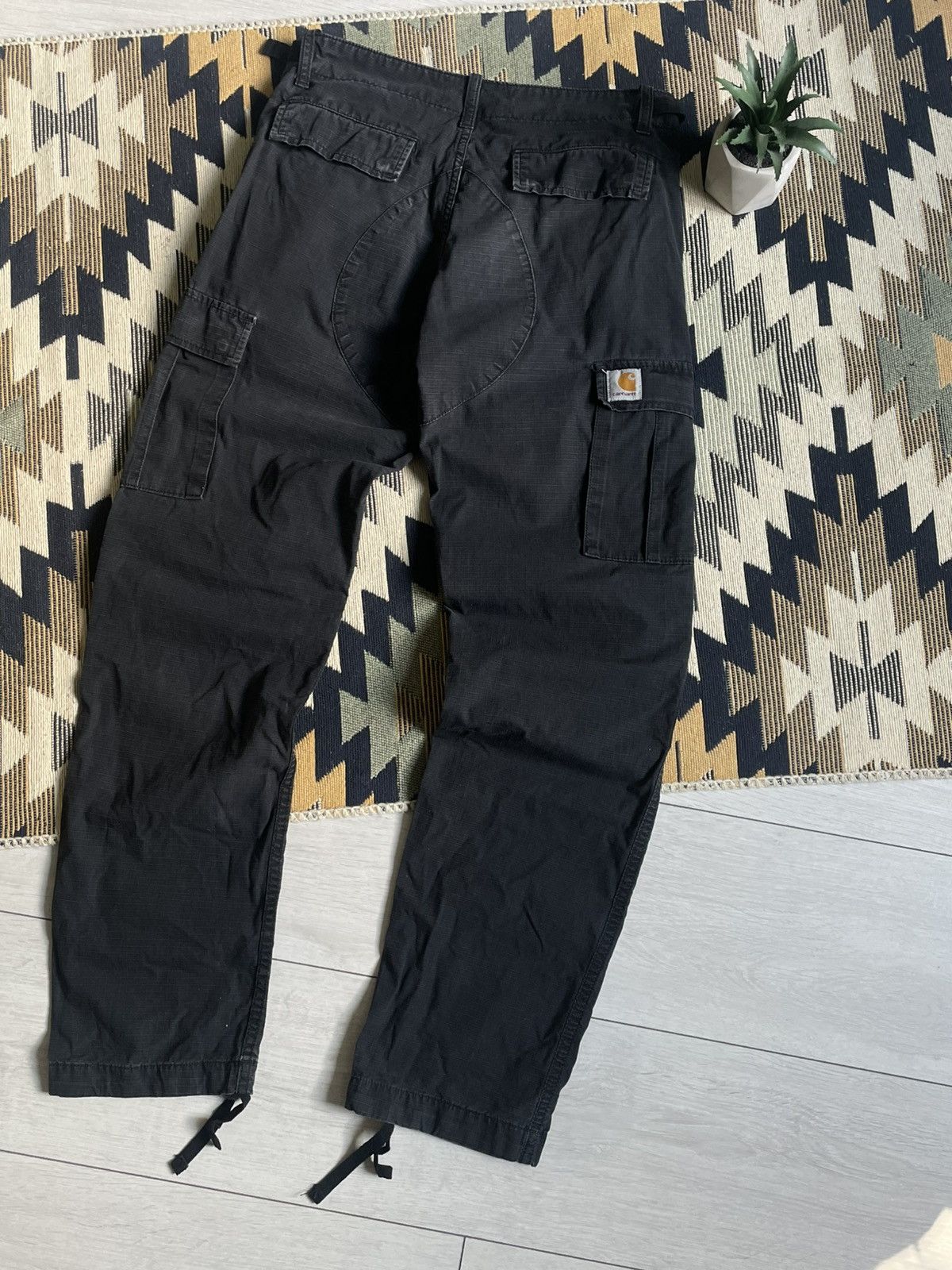 Carhartt × Vintage Vintage Carhartt Cargo Y2K Distressed Aviation Pants Size US 28 / EU 44 - 2 Thumbnail