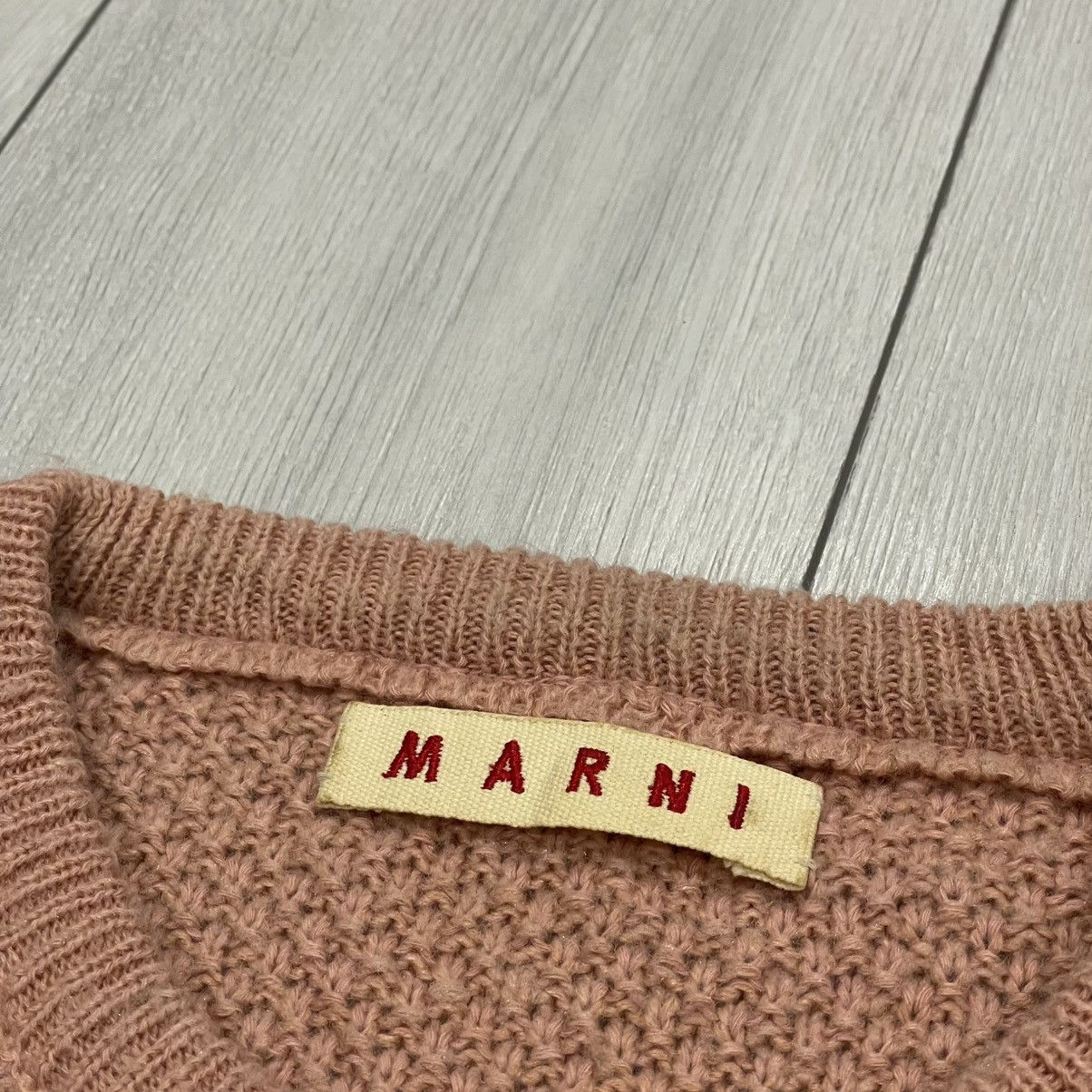 If Six Was Nine Oversized Marni sweater knitted baggy tundra old Cardigan Size S / US 4 / IT 40 - 4 Thumbnail