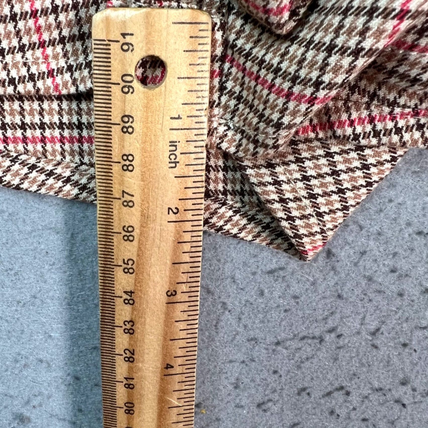 Vintage We The Free Womens Size 2 Plaid Brown & Red Hot Pants Shorts Shirt Hoodie Hat etc Size 26" / US 2 / IT 38 - 7 Thumbnail