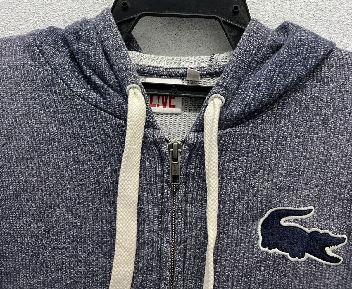 Lacoste × Vintage Vintage Lacoste Zip-Up Hoodie (Japan Exclusive) - Size M Size US L / EU 52-54 / 3 - 3 Thumbnail