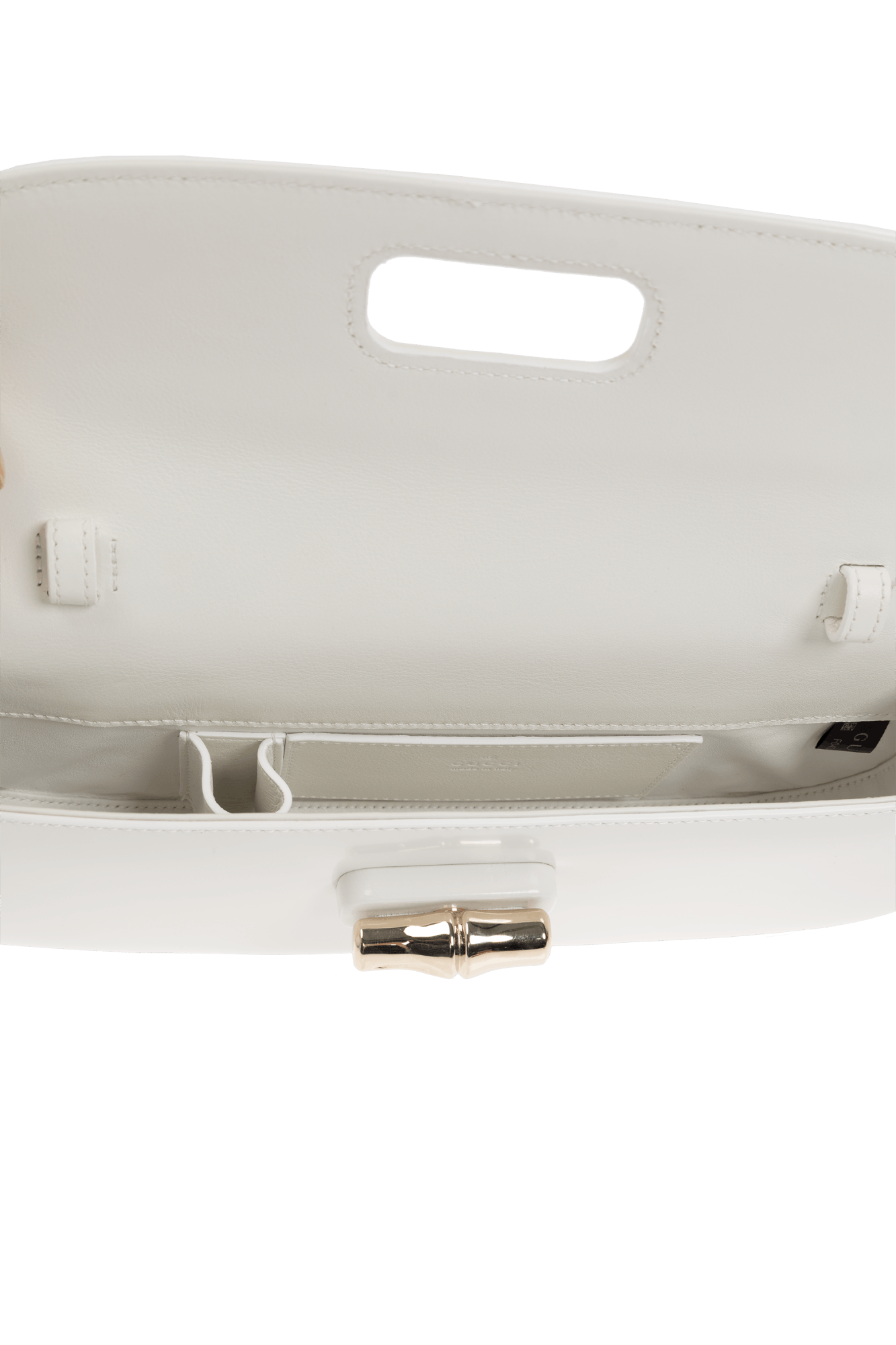 Gucci o1la5ras0526 Size: OS / Bamboo Night Clutch in White Size ONE SIZE - 5 Thumbnail