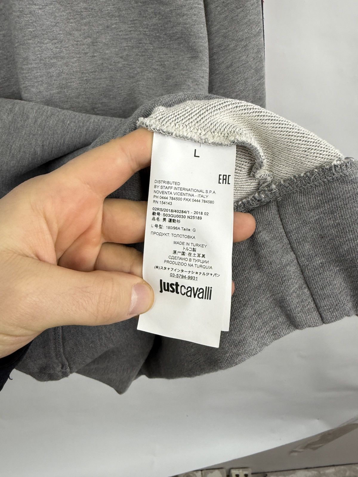 Just Cavalli × Roberto Cavalli 🇮🇹 Just Cavalli Luxury Sweatshirt Rare Retro Y2K Hype Size US L / EU 52-54 / 3 - 9 Thumbnail