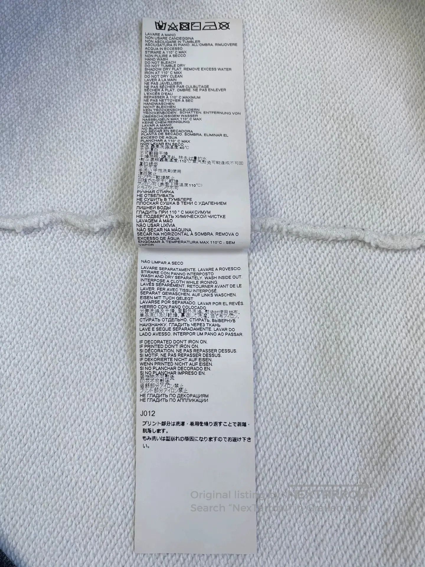 Maison Margiela maison margiela black and white sweatshirt. Size US L / EU 52-54 / 3 - 8 Thumbnail
