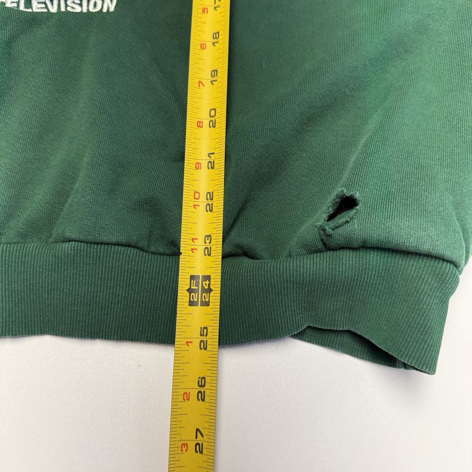 Other Who Jung Woo Hoodie Sweatshirt Mens XL 26.5x25 Green Embroid Size US XL / EU 56 / 4 - 8 Thumbnail