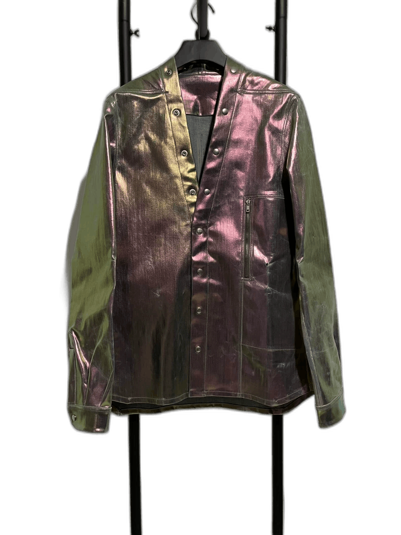 Rick Owens Rick Owens RO shiny laser jacket Size US L / EU 52-54 / 3 - 1 Thumbnail