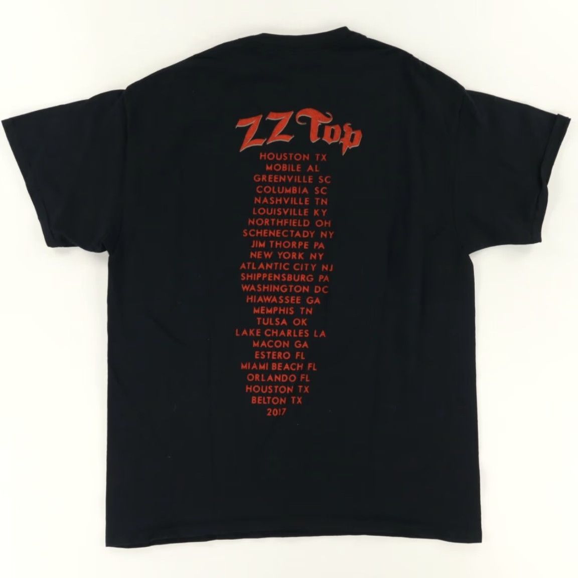 Gildan Gildan ZZ Top 2017 Concert Solid T-Shirt Black Men's L Shirt Size US L / EU 52-54 / 3 - 4 Thumbnail