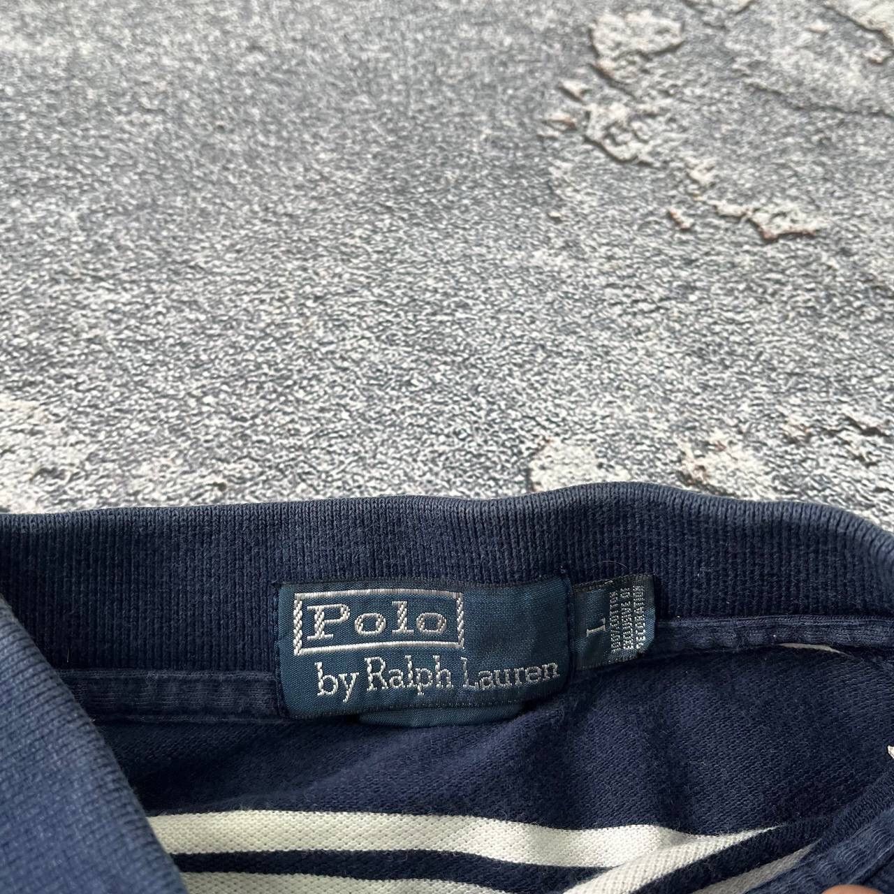 Polo Ralph Lauren Vintage Y2k Polo Ralph Lauren striped designer polo tee Size US L / EU 52-54 / 3 - 8 Thumbnail