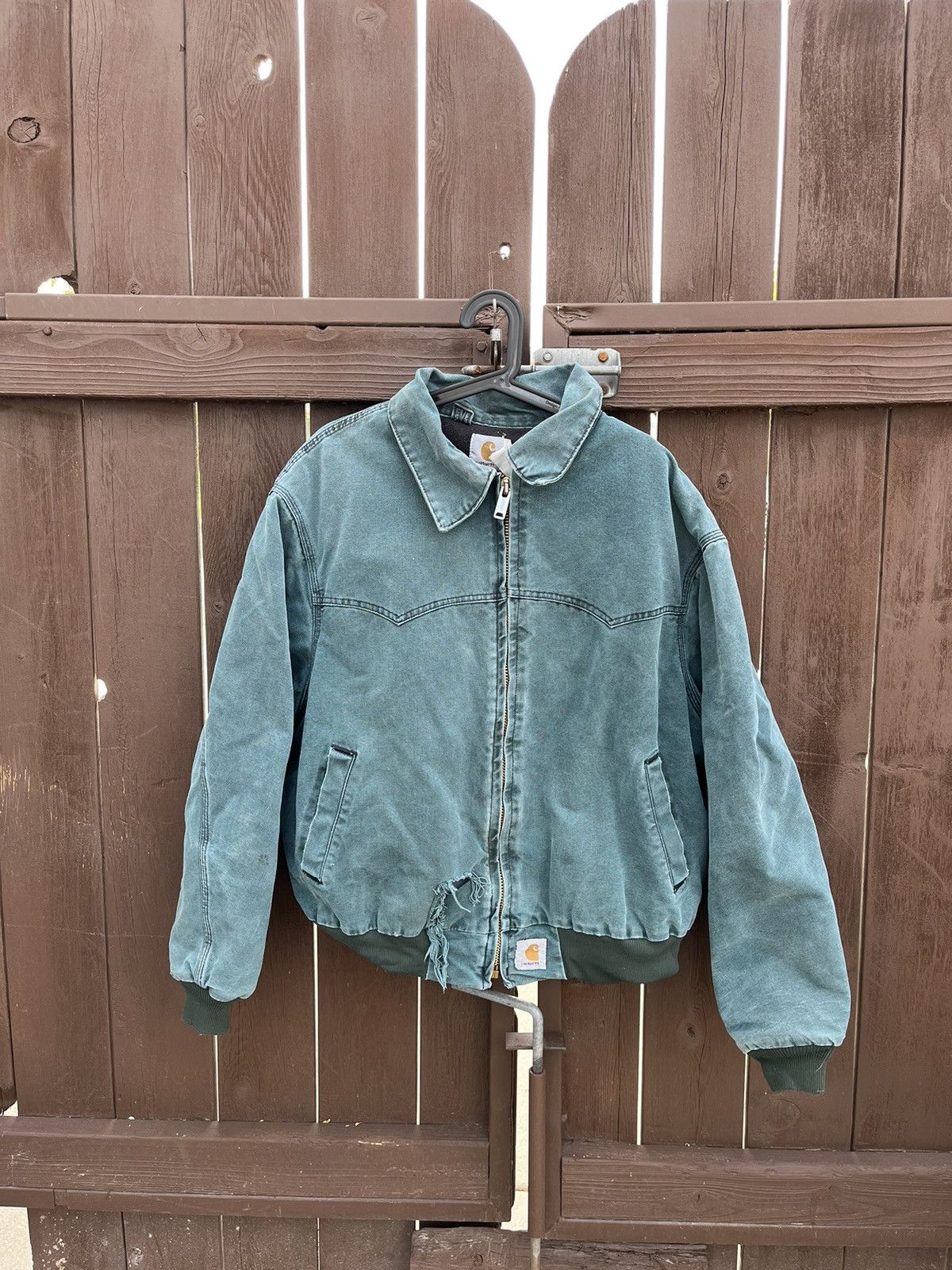 Carhartt vintage 90s carhartt work wear jacket Size US XXL / EU 58 / 5 - 1 Thumbnail
