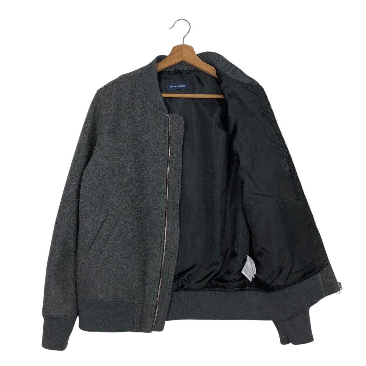 Japanese Brand 📌Vintage Wool Bomber Jacket Urban Research Issey Miyake Size US M / EU 48-50 / 2 - 12 Thumbnail