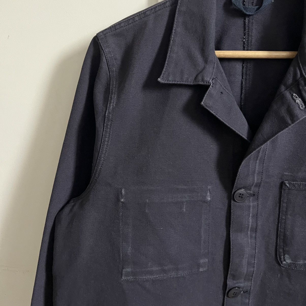 Vintage Vintage faded cotton distressed canvas works jacket Size US M / EU 48-50 / 2 - 3 Thumbnail