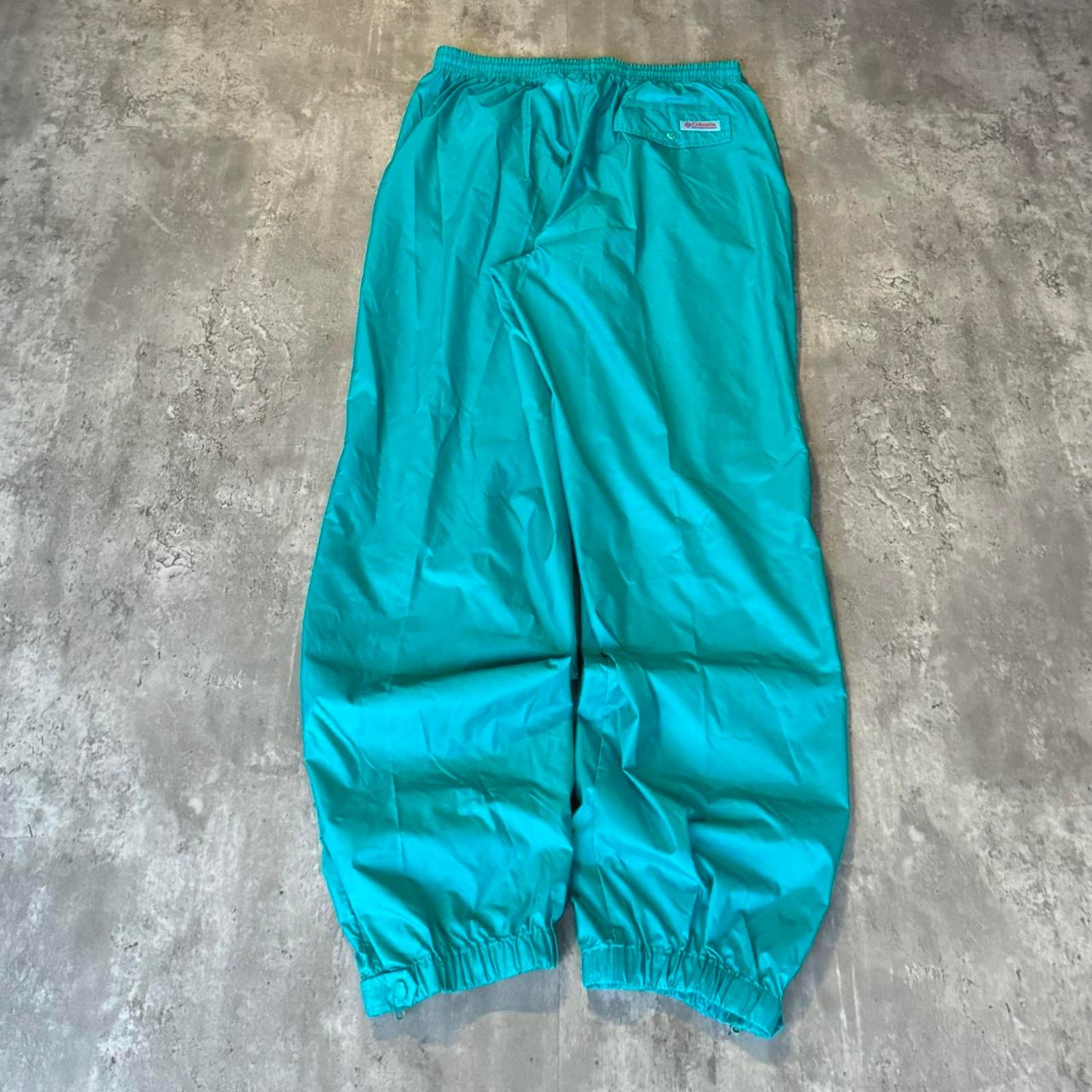 Columbia × Goretex × Japanese Brand Vintage Y2K Columbia Teal Technical Opium Baggy Rain Pants Size US 34 / EU 50 - 2 Thumbnail