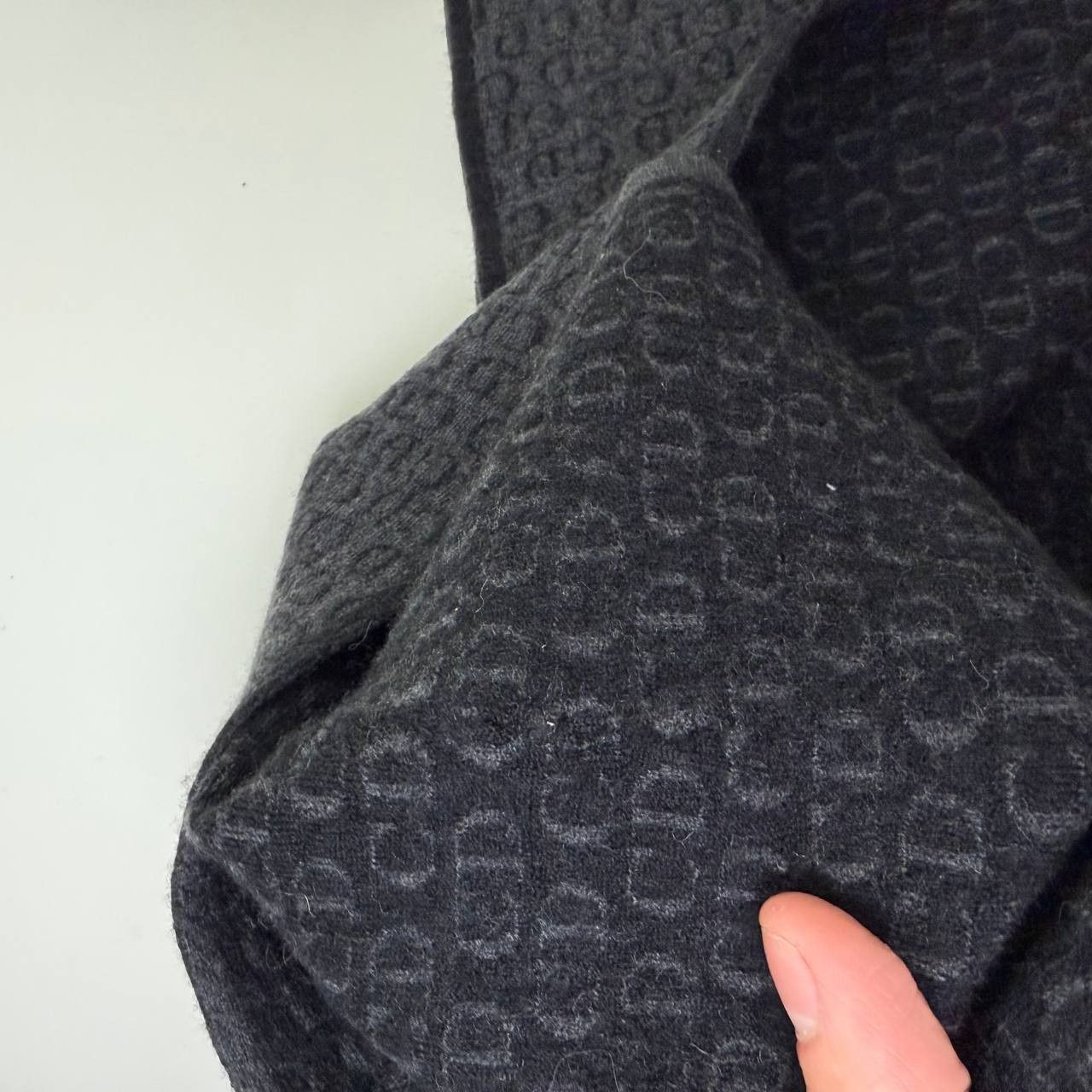 Dior Authentic Christian Dior Wool Monogram Scarf Size ONE SIZE - 7 Thumbnail