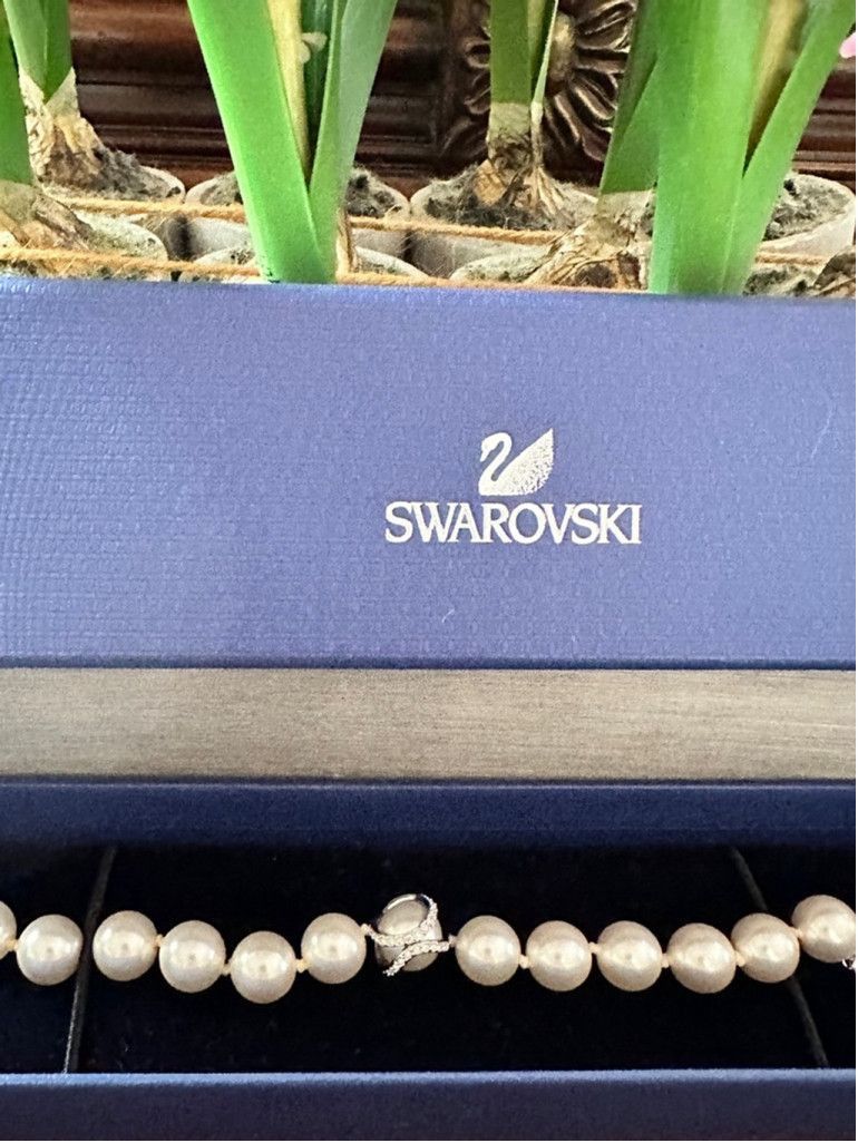 Swarovski Swarovski Nude rhodium plated w pearls bracelet Size ONE SIZE - 5 Thumbnail