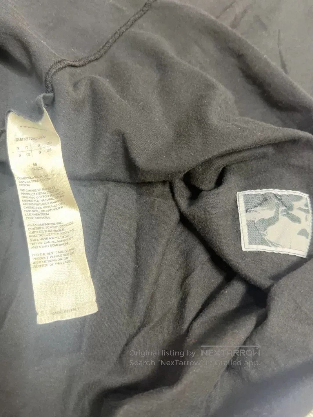 Rick Owens Rick Owens Black Deconstructed Short Sleeve Tee. Size US S / EU 44-46 / 1 - 5 Thumbnail