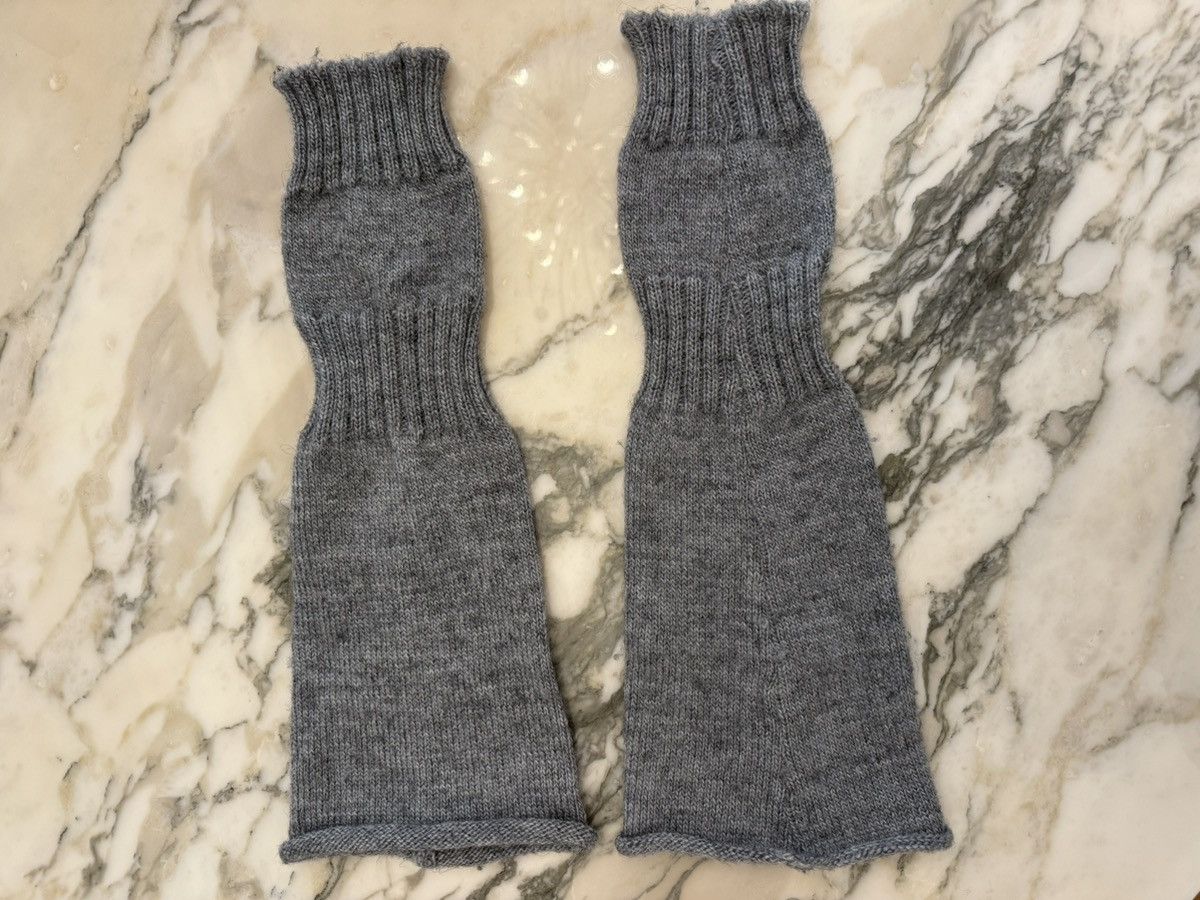 Dior × Hedi Slimane Hedi Slimane x Dior Homme wool arm warmers