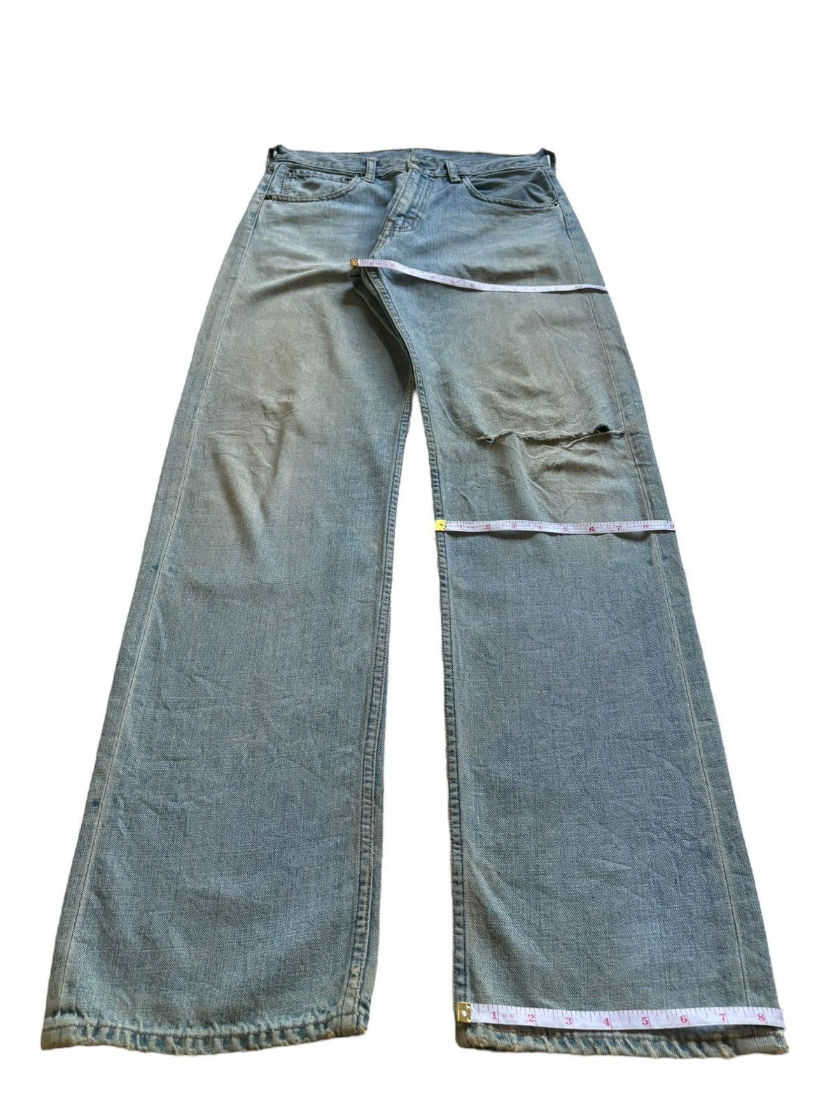 Levi's Vintage 90s Levis 503 Mud Wash Distressed Baggy Jeans Size US 30 / EU 46 - 14 Thumbnail