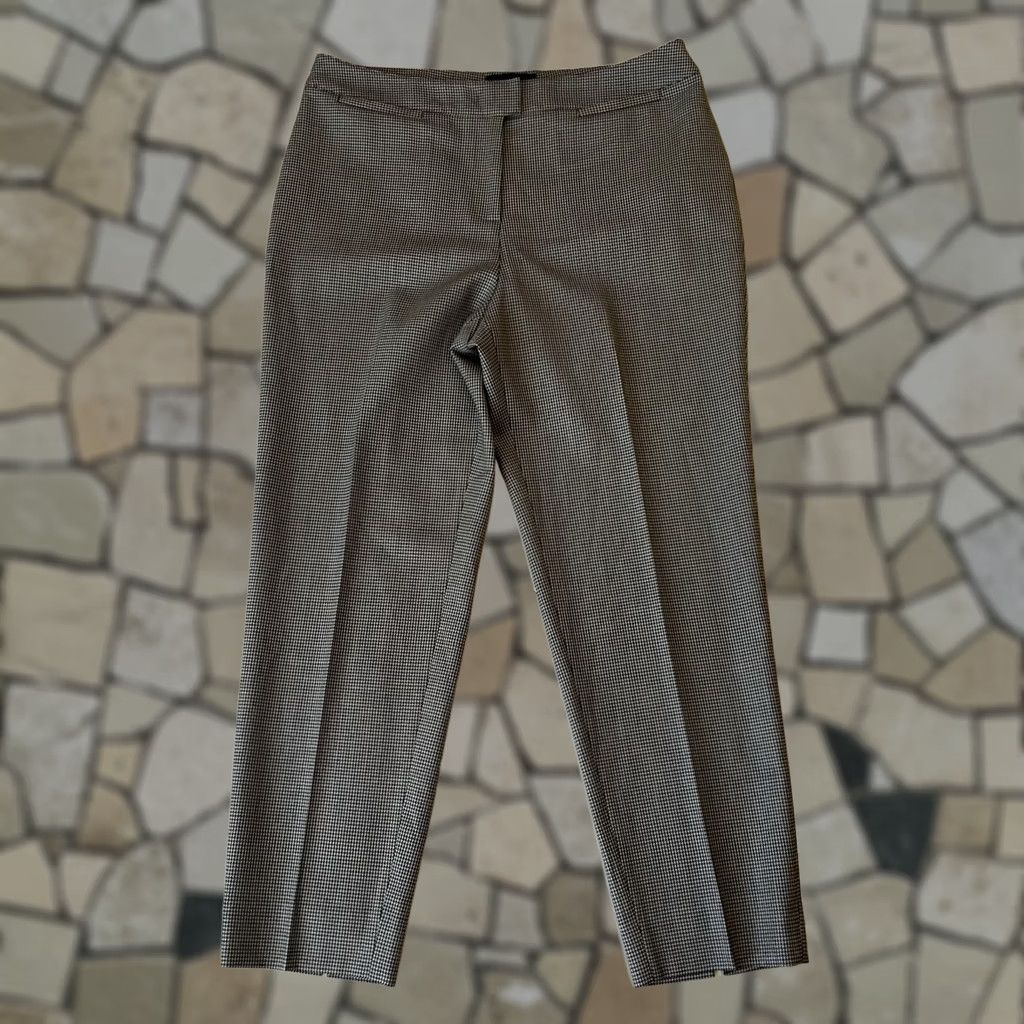 Piazza Sempione Piazza Sempione Brigitte Houndstooth Trousers Pant Women’s 33x26 Size 24" / US 00 / IT 34 - 1 Thumbnail