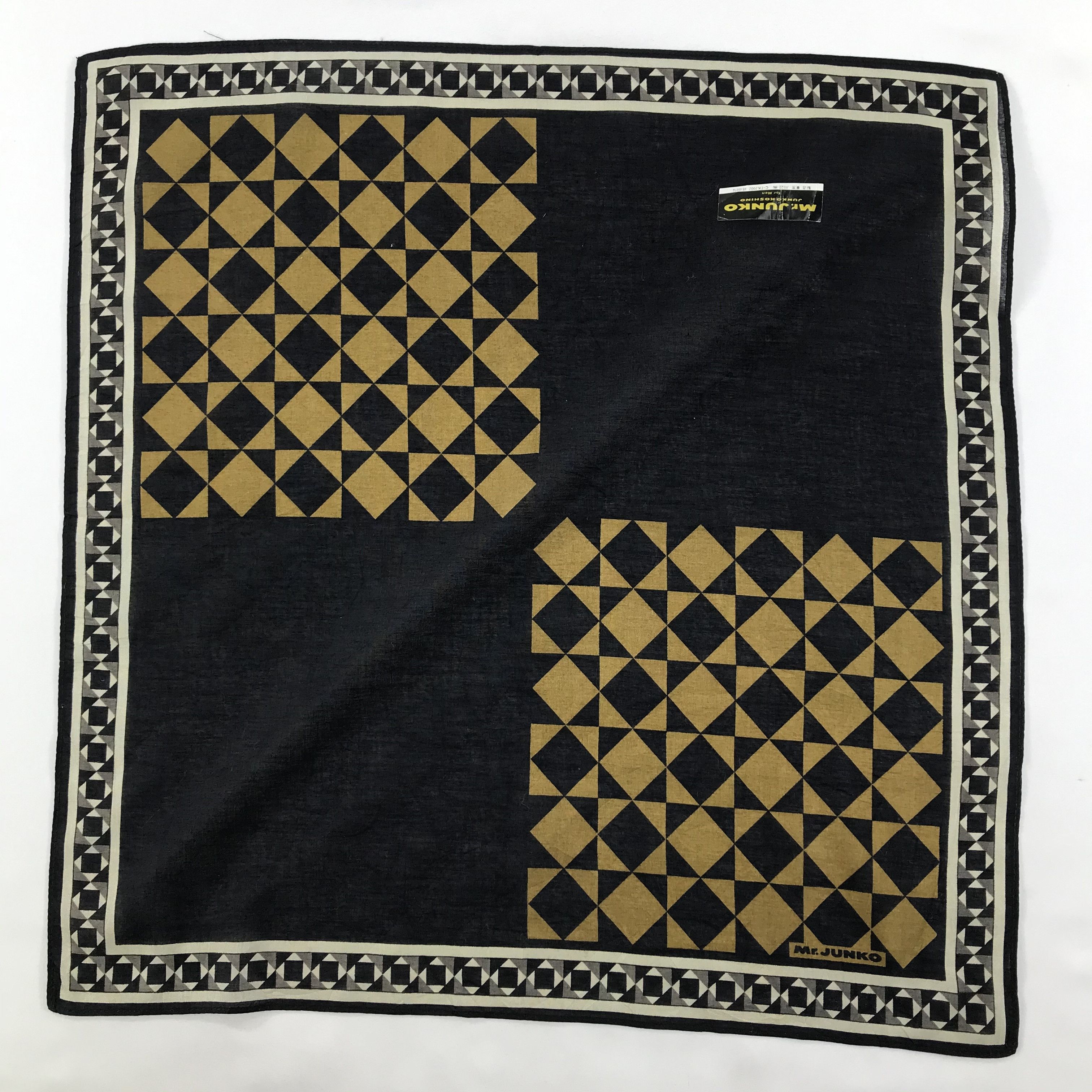 Mr. Junko × Vintage Mr. Junko Bandana / Handkerchief / Neckerchief - S1458 Size ONE SIZE - 1 Thumbnail