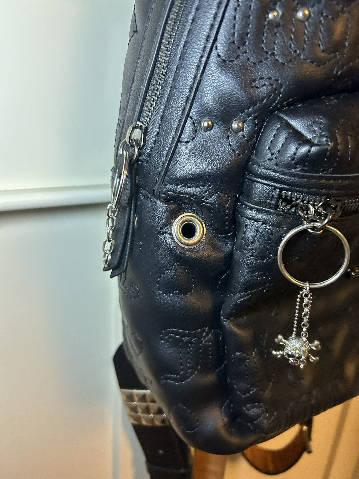 Juicy Couture Jeans Custom vintage reconstructed Juicy Couture piercing backpack Size ONE SIZE - 6 Thumbnail